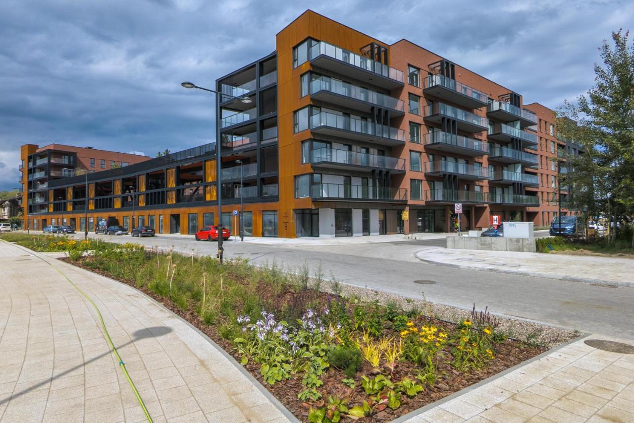 Sienna Grobla Apartment With View Of The Motlawa Terrace & Sauna, Gym By Noclegi Renters Gdańsk Extérieur photo